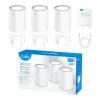 Cudy M1800 pack de 3 Dual-Band (2,4 GHz / 5 GHz) Wi-Fi 6 (802.11ax) branco 1 interno