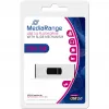 MediaRange - Pen USB - 256 GB - USB 3.0 - Preto, Prateado (MR919)