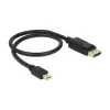 Cabo Mini DisplayPort para DisplayPort DeLOCK 83984 0,5 m preto