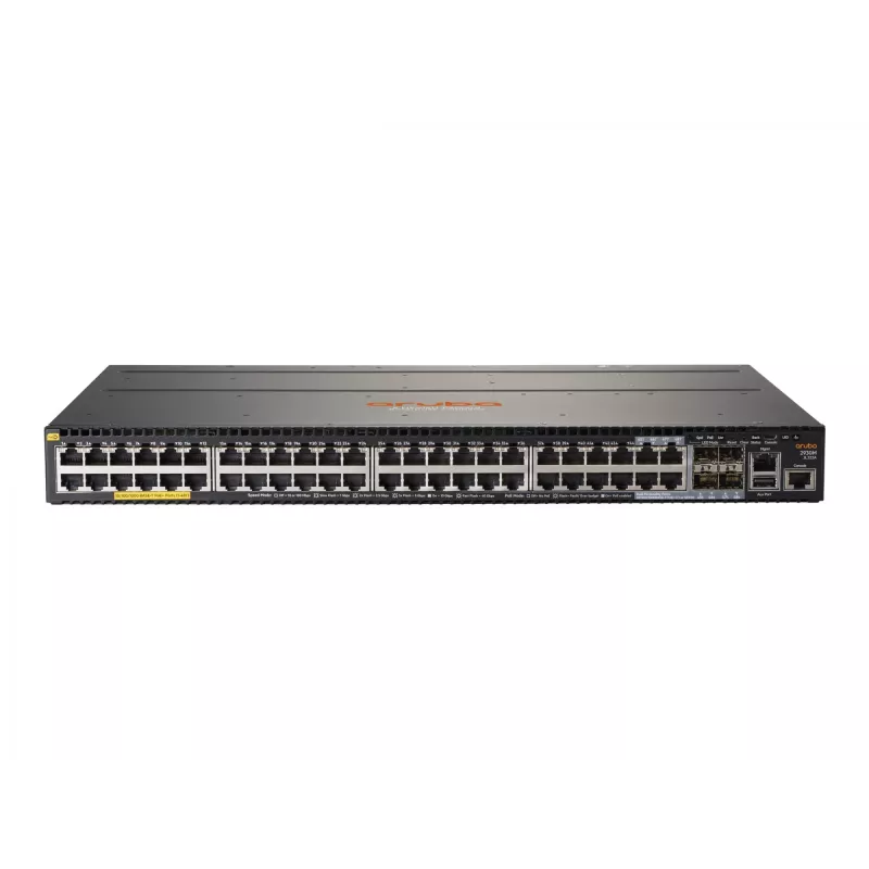 HPE Aruba Networking 2930M 48G POE+ 1-Slot - Switch - L3 - Gerido - 44 x 10/100/1000 (PoE+) + 4 x Combo Gigabit-SFP - montagem em rack - PoE+ - sem fonte de alimentação (1440 W)