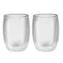 Recipiente de parede dupla em vidro borossilicato ZWILLING 39500-076, 200 ml, transparente, conjunto de 2