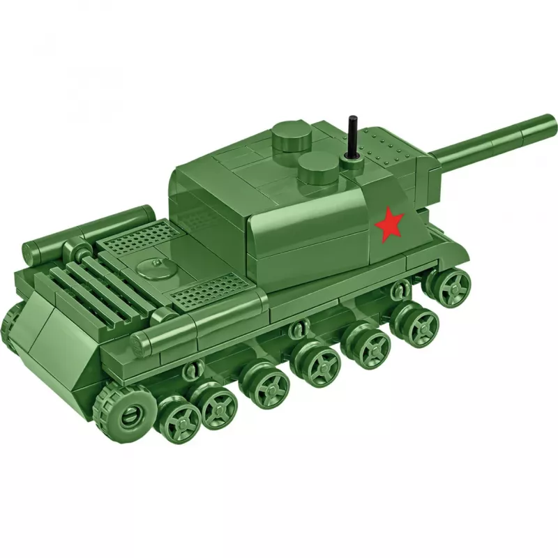 Conjunto de construção Cobi ISU 152 – tema Segunda Guerra Mundial, 135 peças, verde