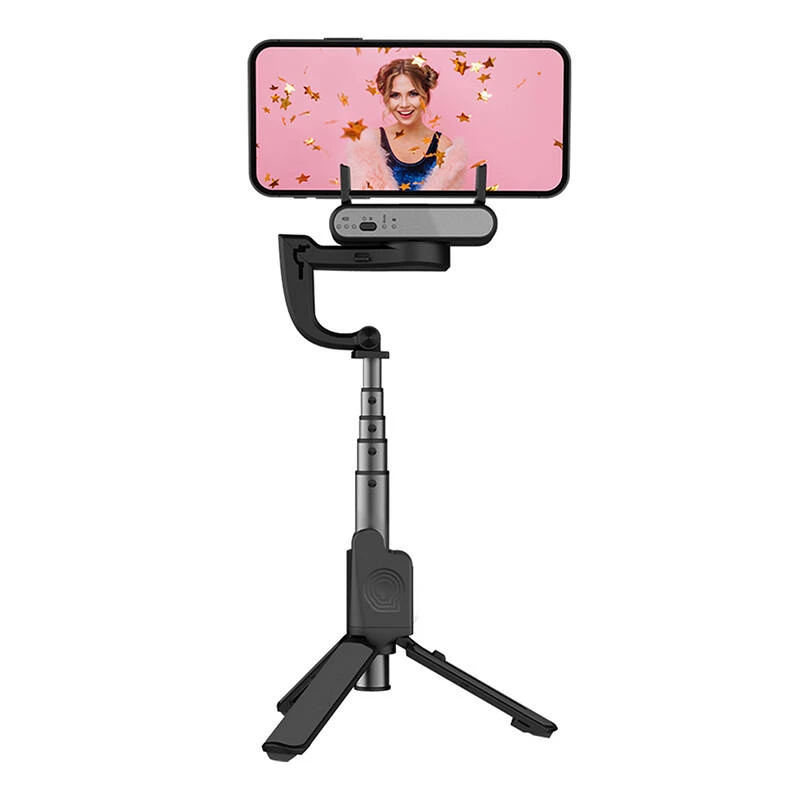 Estabilizador de câmara para smartphone Hohem iSteady Q preto 360° pan-roll