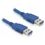 Cabo USB DeLOCK 0,5 m USB 3.0 USB 3.2 Gen 1 A-A azul