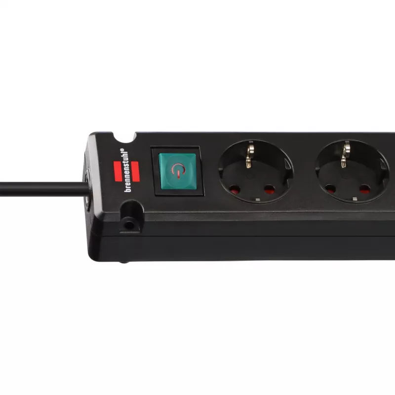 Extensão Brennenstuhl Bremounta, 5 tomadas, 2x USB-C, 3 m, preta