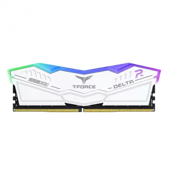 DIMM 32 GB DDR5-6000 (2x 16 GB) Kit duplo, memória branca, FF4D532G6000HC38ADC01, Delta RGB, INTEL XMP