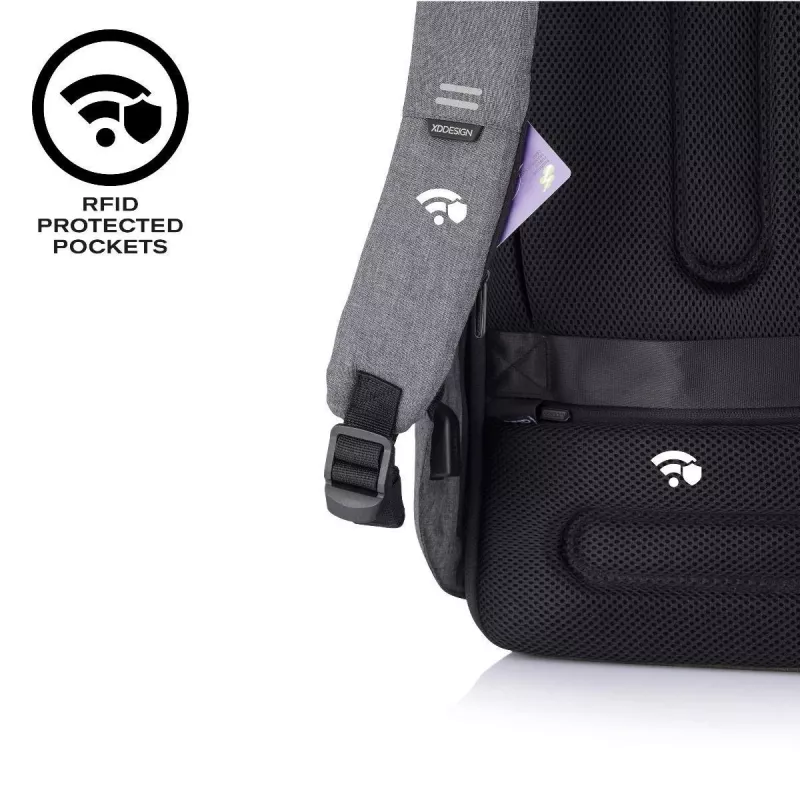 Mochila XD-Design Bobby Hero Small preto cinzento