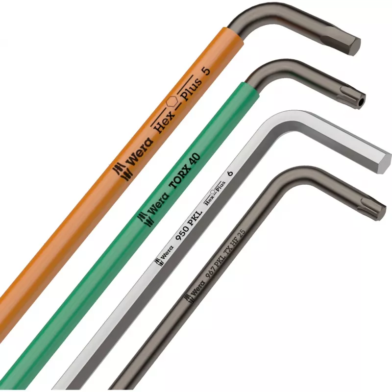 Conjunto de chaves Allen em L Wera 950/9 Hex-Plus 1