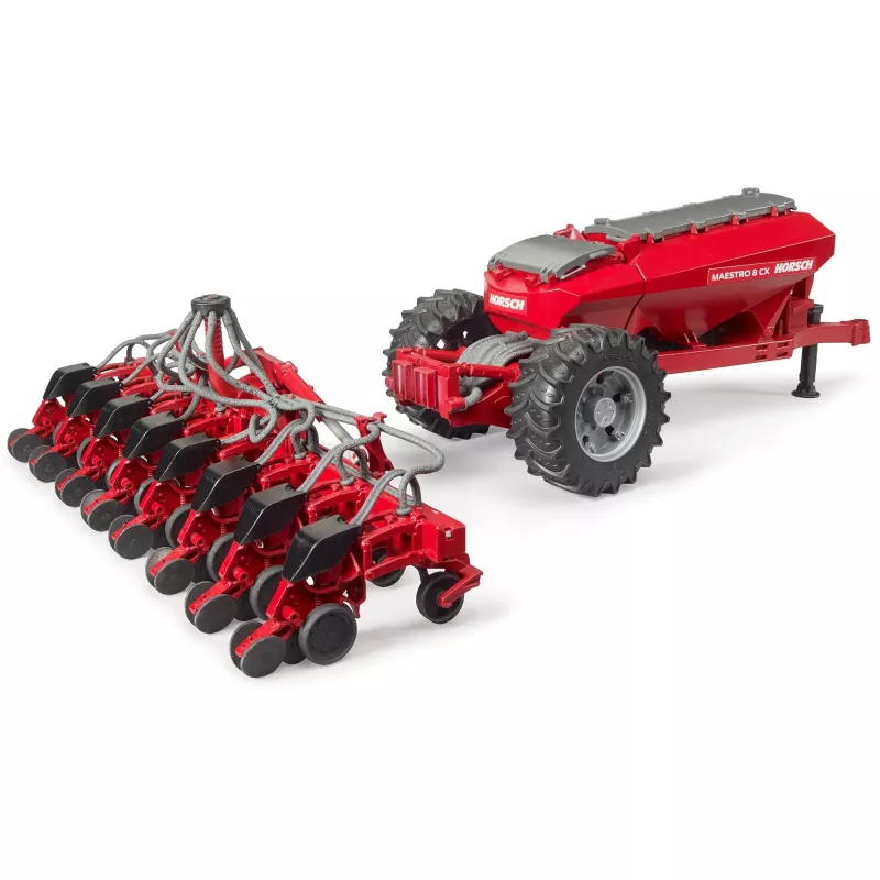 Veículo de brinquedo BRUDER Horsch semeadeira de precisão Maestro 8CX, conjunto de brinquedo à escala