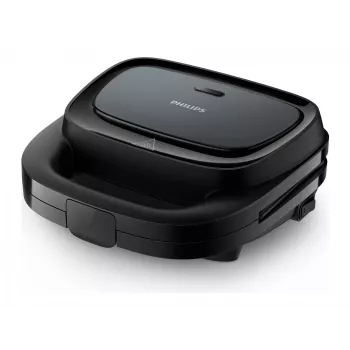 Máquina de waffles Philips HD2332/90 — 2 waffles quadrados, 750 W, preto