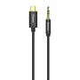 Cabo de áudio Baseus Yiven USB-C para mini jack 3,5 mm, 1,2 m (preto)