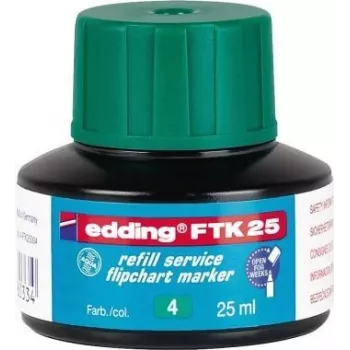 Recarga de marcador Edding FTK 25 verde 25 ml compatível com Edding 380/383