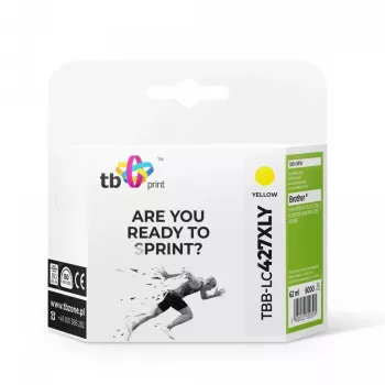 Tinta para Brother MFC-J5955DW TBB-LC427XLY 100% nova amarela