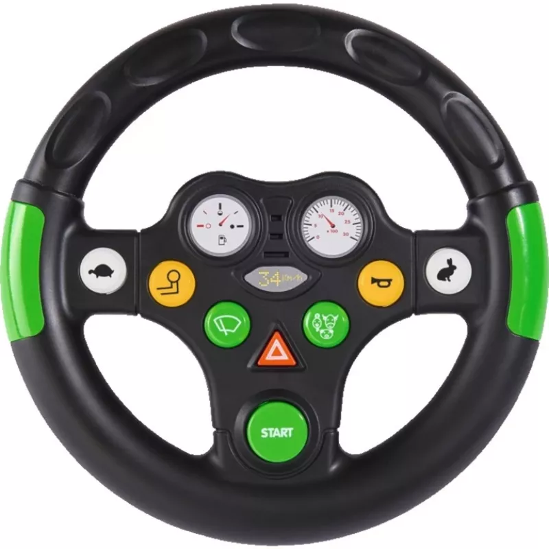 Acessório de roda sonora para veículos de passeio Simba-Dickie BIG 800056488 — preto/verde, para crianças de 3–7 anos, 450 g