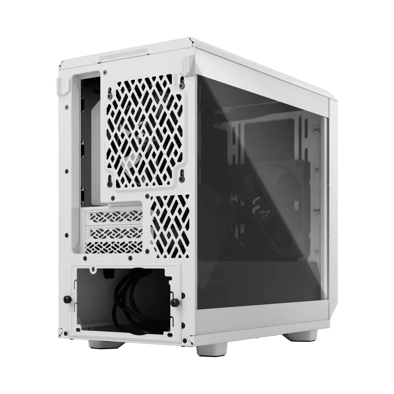 Fractal Design Meshify 2 Nano - torre Mini-ITX (vidro temperado) - sem fonte de alimentação (ATX) - branco - USB/áudio (FD-C-MES2N-02)
