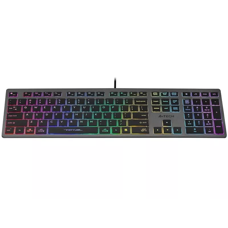 Teclado com fio A4Tech FSTYLER FX60H com retroiluminação neon