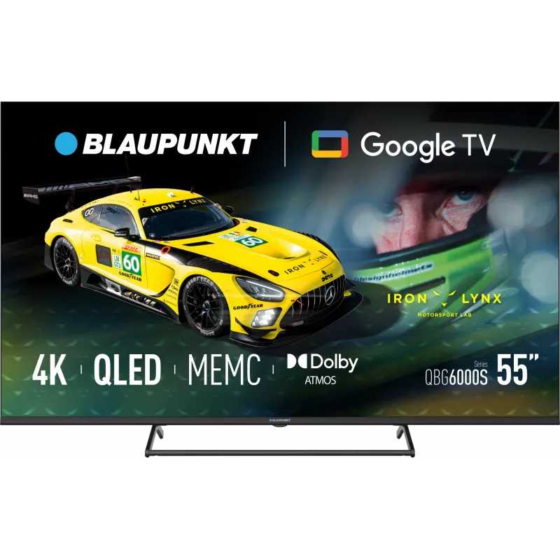 Blaupunkt televisor QLED | 55QBG6000S | 55 | Smart TV | Google TV | preto