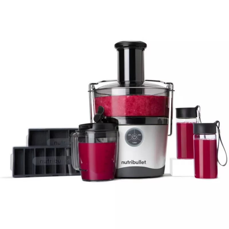 Extrator de sumo NutriBullet juicer Pro NBJ200G (prateado/cinzento, 1.000 Watt) (0C22500002)