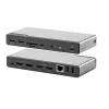 ALOGIC DV4 - docking station - para portátil - USB-C / USB-A - 3 x HDMI, DP - 1GbE (DUCDV4)