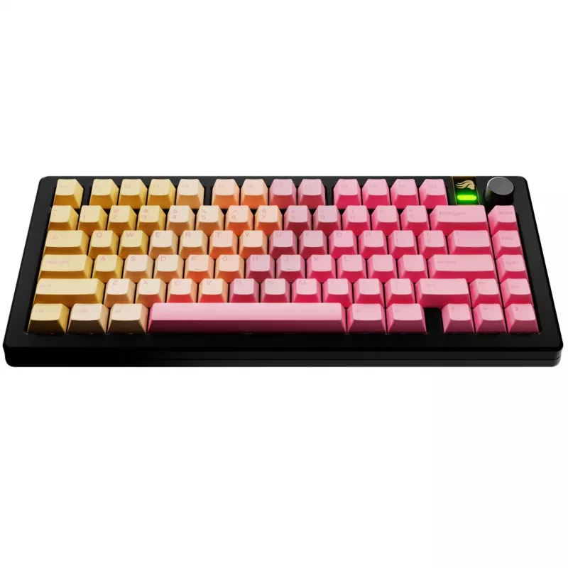 Conjunto de keycaps GLORIOUS GPBT Gradient Grapefruit Layout ANSI PBT Dye-Sub