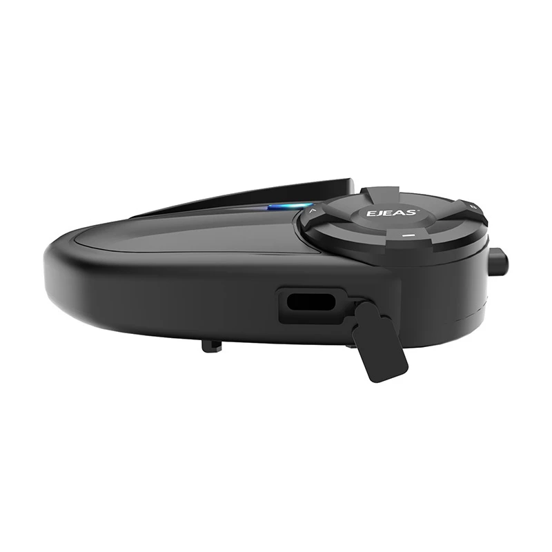 Intercomunicador para motociclo EJEAS Q7 Bluetooth headset de capacete com grande alcance e comunicação mãos-livres
