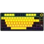 Teclado gaming mecânico sem fios LORGAR KBP7075W — Preto/Amarelo, layout EN