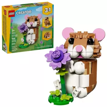 LEGO CREATOR 3 EM 1 31376 Hamster Fofo com Flor