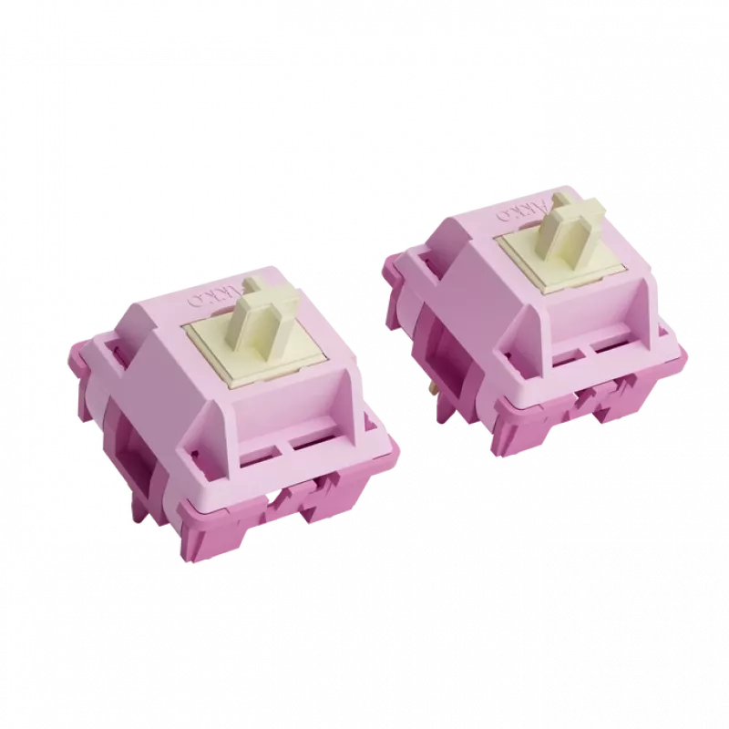 Interruptor mecânico AKKO V3 Creamy Lila Pro 5-Pin tátil MX-Stem 30g