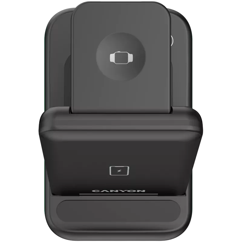 Carregador sem fios CANYON WS-304 15W 3em1 preto