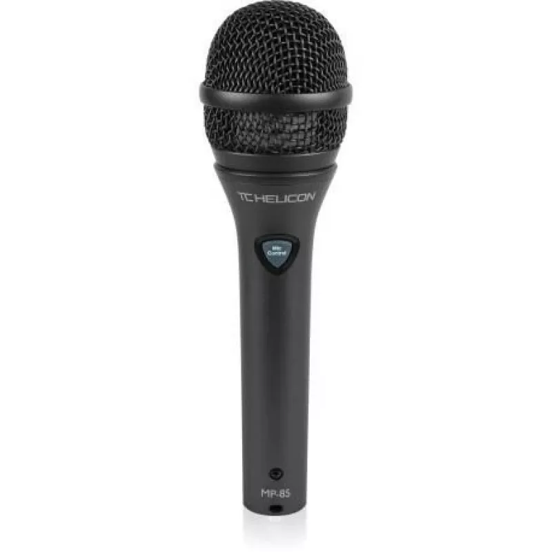 Microfone TC Helicon MP-85 microfone dinâmico vocal com Mic Control