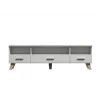Suporte de TV Cama LOTTA 180cm branco + carvalho sonoma