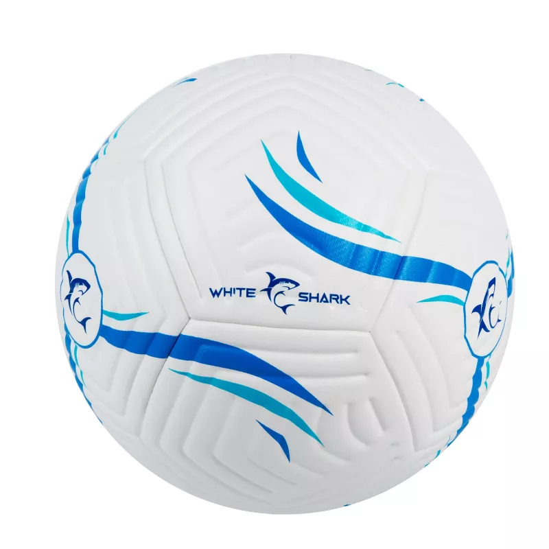 Bola de futebol White Shark MB-001 Striker — design resistente de 12 painéis