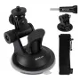 Puluz Suporte para para-brisas de automóvel para action cams (incl. Osmo Action 5 Pro, Insta360 X5)
