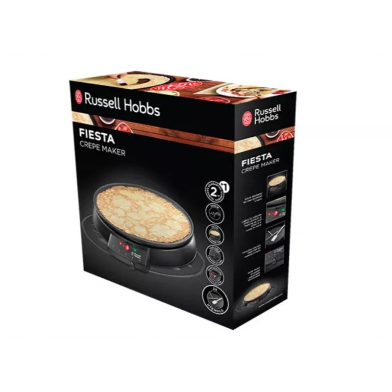 Máquina de crepes Russell Hobbs 20920-56 1 crepe(s) 1200 W Preto