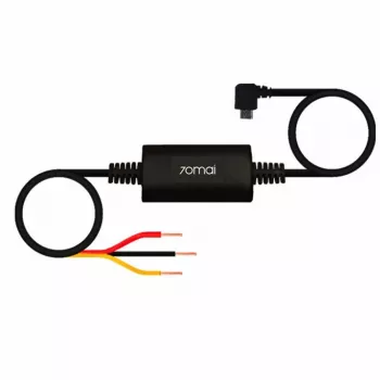 Adaptador DC 70mai UP03 para dashcam, cabo de 3 m, preto