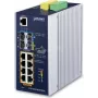 Switch gerido PLANET IP30 DIN-rail Industrial L3 8P