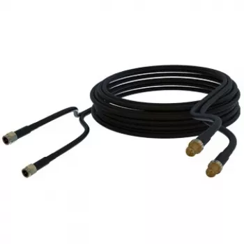 Poynting - Acessório para antena - Cabo - A-CAB-92 - 5 m cabo Twin HDF-195 Low Loss ficha SMA para conector fêmea SMA (A-CAB-092)