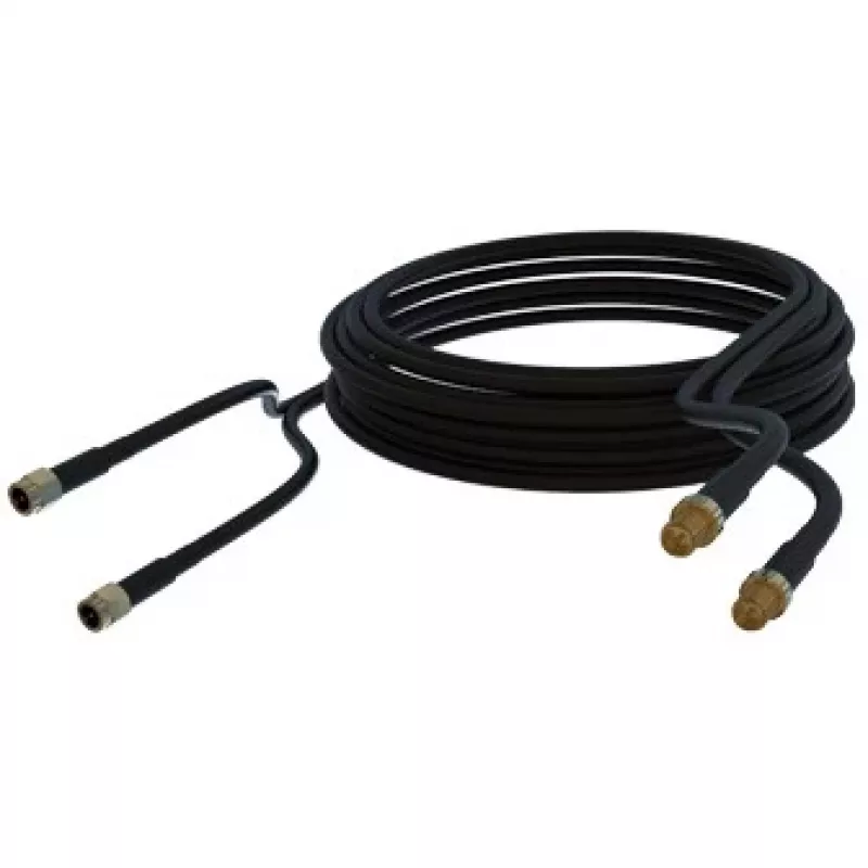 Poynting - Acessório para antena - Cabo - A-CAB-92 - 5 m cabo Twin HDF-195 Low Loss ficha SMA para conector fêmea SMA (A-CAB-092)