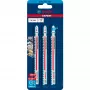Bosch Expert 2608900560 folha de serra de recortar carboneto 3 peças