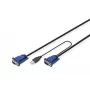 Cabo KVM USB Digitus DS-19232 3m PS/2