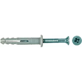 Âncora de prego FISCHER N 6x40/10 S (100 peças) — âncora de prego metálica 6×40 mm, bainha 10 mm