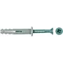 Âncora de prego FISCHER N 6x40/10 S (100 peças) — âncora de prego metálica 6×40 mm, bainha 10 mm