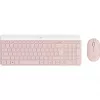 Logitech Slim Wireless Combo MK470 - conjunto teclado-rato - sem fios - 2,4 GHz - QWERTY - rosa (920-011314)