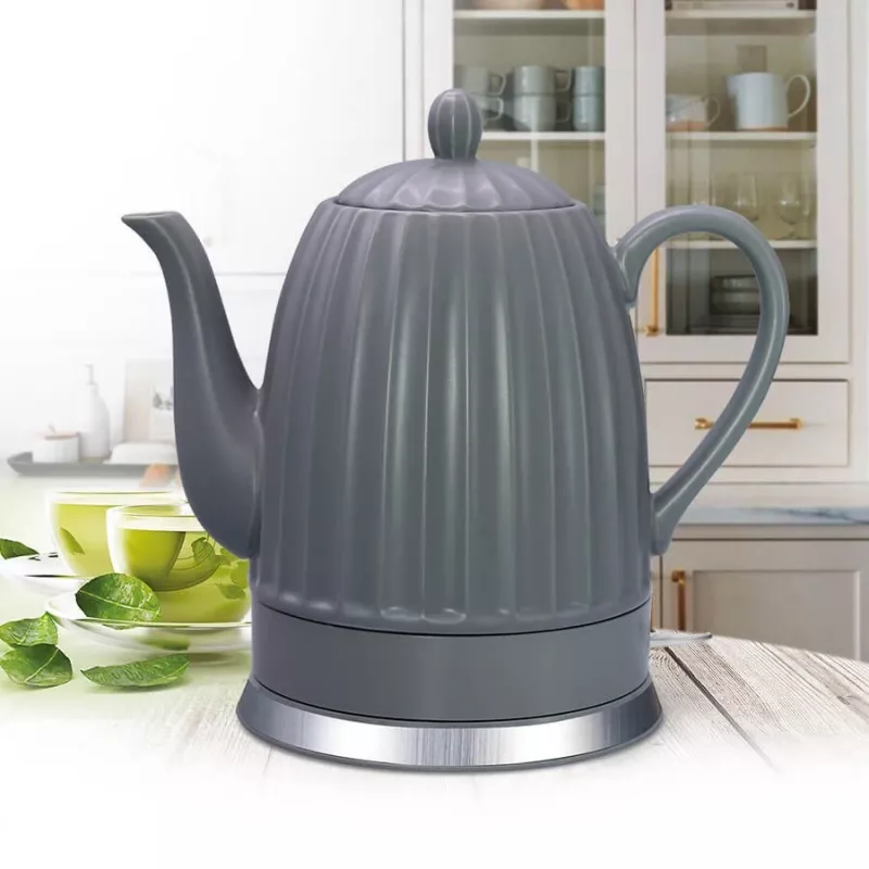Chaleira Maestro MR-077, 1,5 L, 1500 W, corpo em cerâmica, cinzento