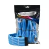 Conjunto de extensão de cabo CableMod PRO ModMesh 12VHPWR — azul-claro, extensões GPU 12+4 pinos de 3 peças