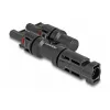 Conector para módulo solar DeLOCK DL4 1 macho para 2 fêmea preto
