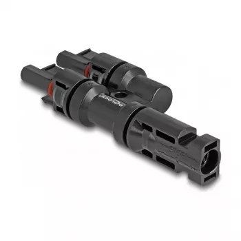 Conector para módulo solar DeLOCK DL4 1 macho para 2 fêmea preto