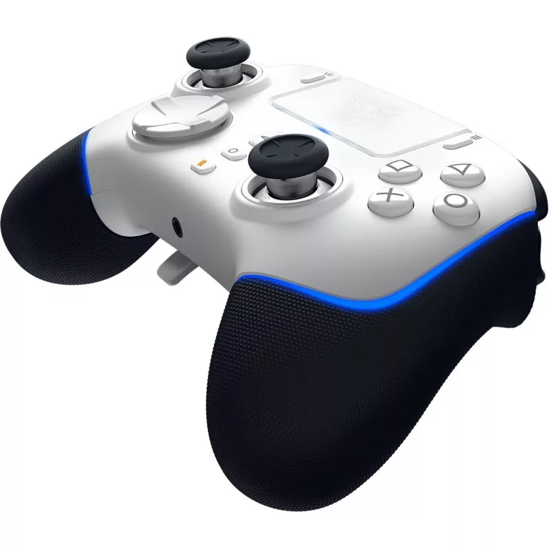 Razer Wolverine V2 Pro - comando - PC - PlayStation 5 - D-Pad - botão de menu - analógico / digital - com fios e sem fios - branco