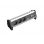 Distribuidor de energia Bachmann Desk 1 3 tomadas AC preto