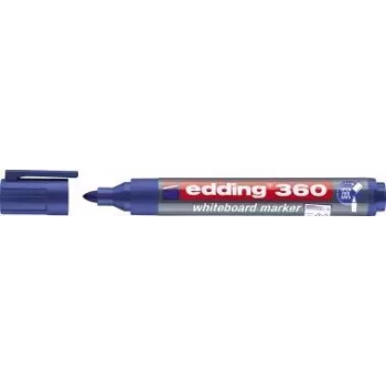 Marcador Edding 360 ponta redonda azul